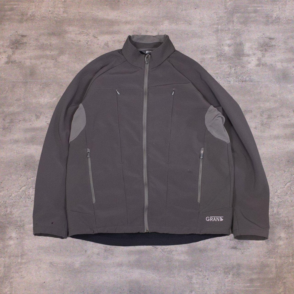 Y2K 2000's Mountain Equipment Co-op Grey Softshell Jacket